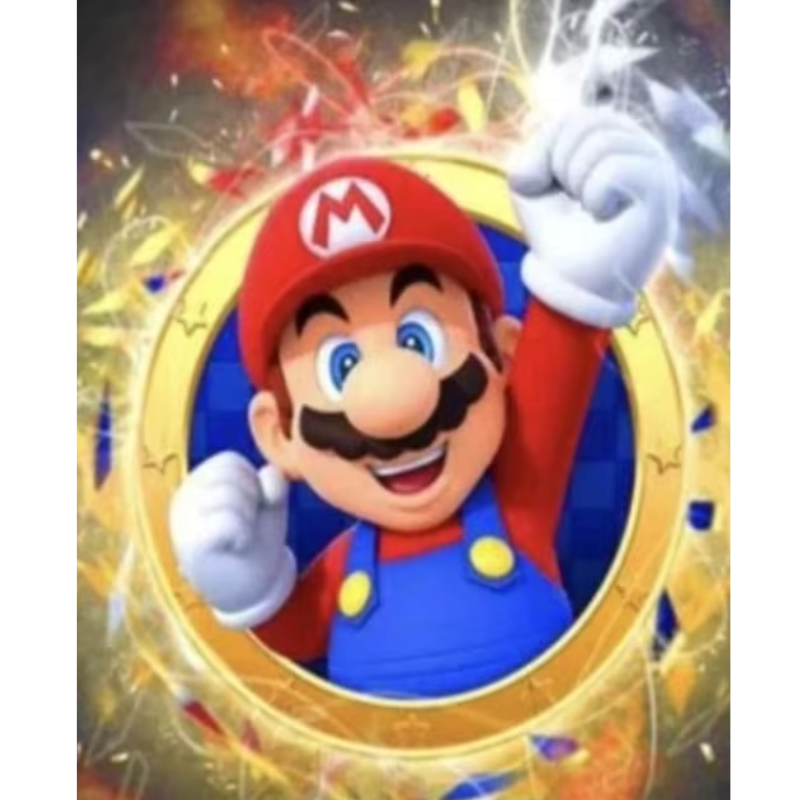 Diamanttavla Mario 40x50