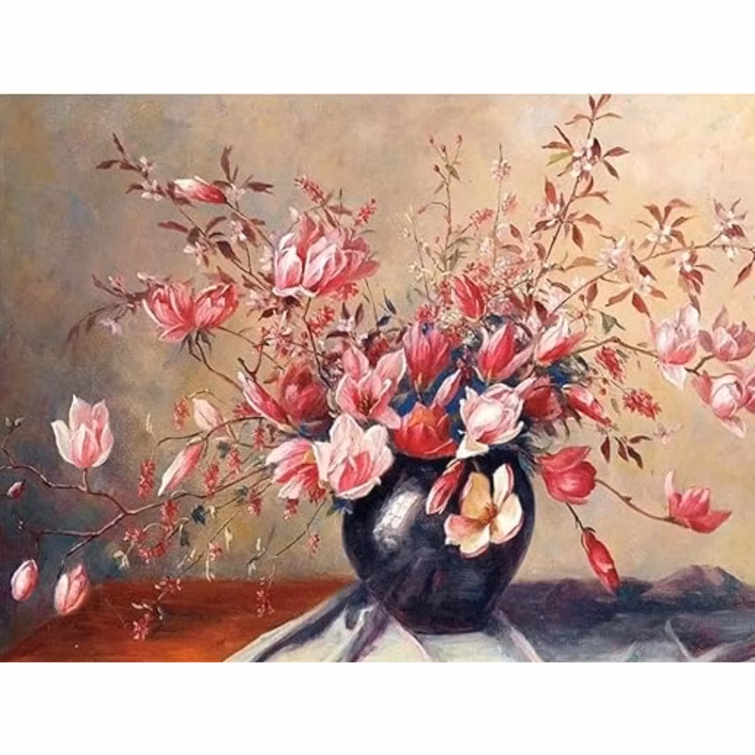 Diamanttavla Magnolia 40x50