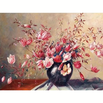 Diamanttavla Magnolia 40x50