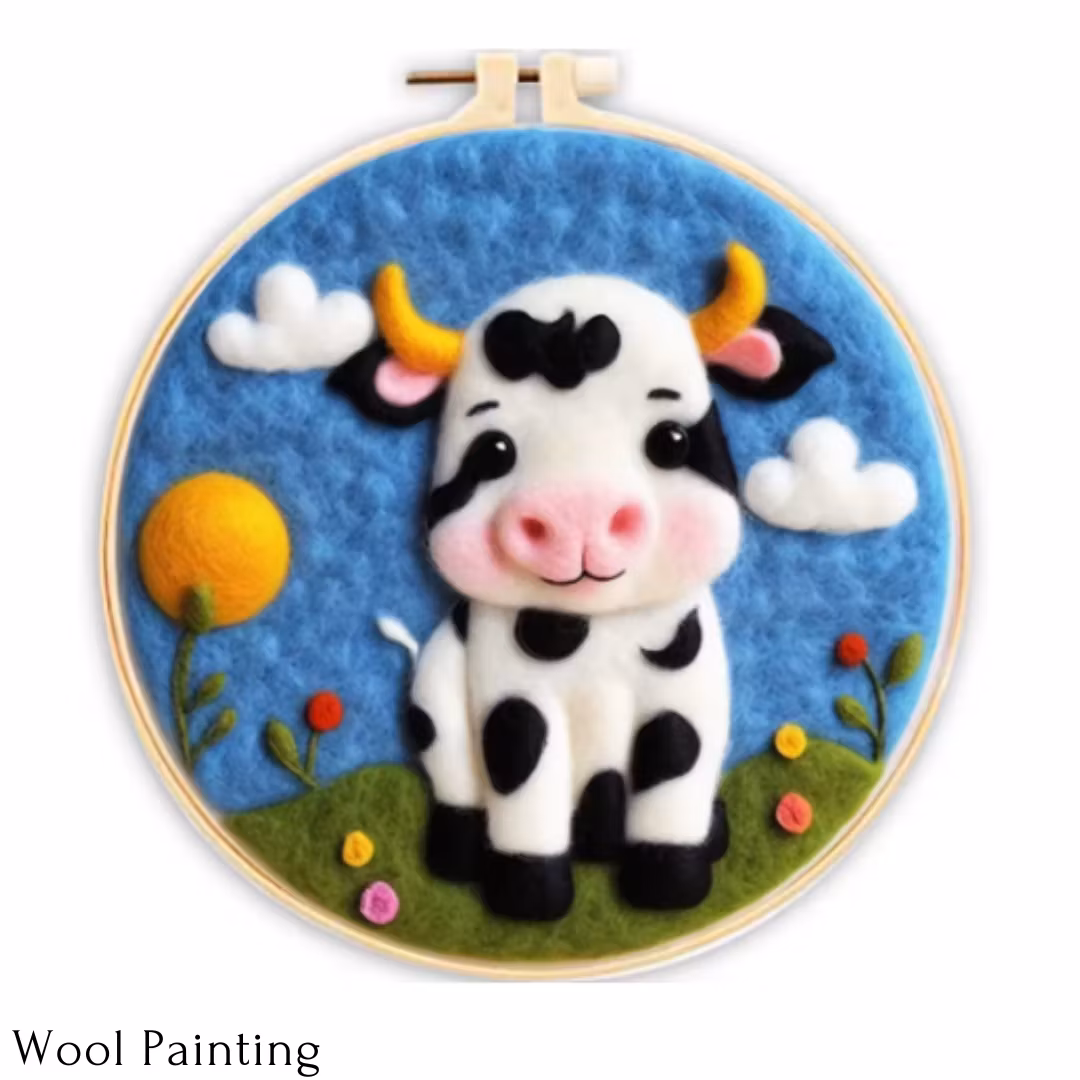 Wool Painting Kossa 20x20