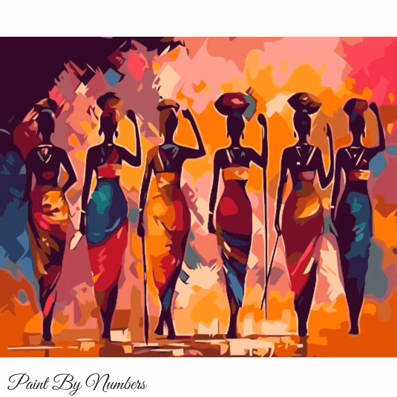 Paint By Numbers Women Of Africa 40x50