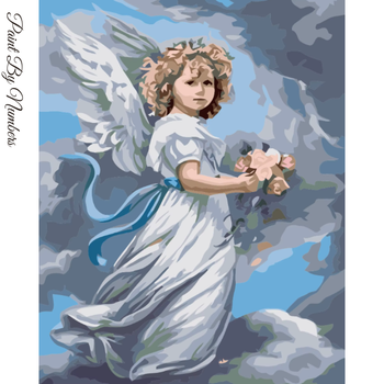 Paint By Numbers Angelgirl 40x50