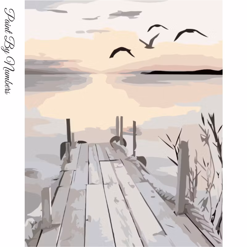 Paint By Numbers Brygga 40x50