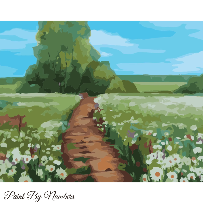 Paint By Numbers Sommarstig 40x50