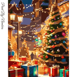 Paint By Numbers City Christmas 40x50