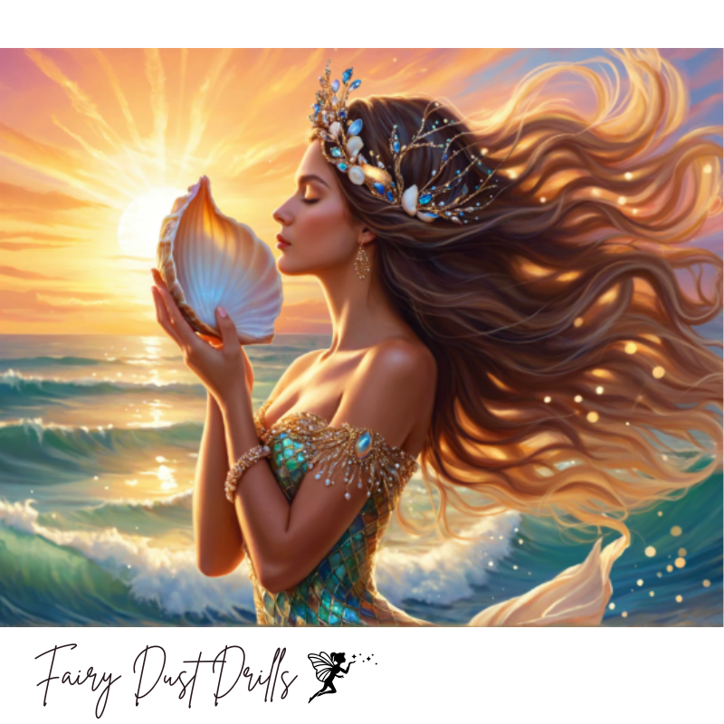 Diamanttavla AB Drills Mermaid 40x50
