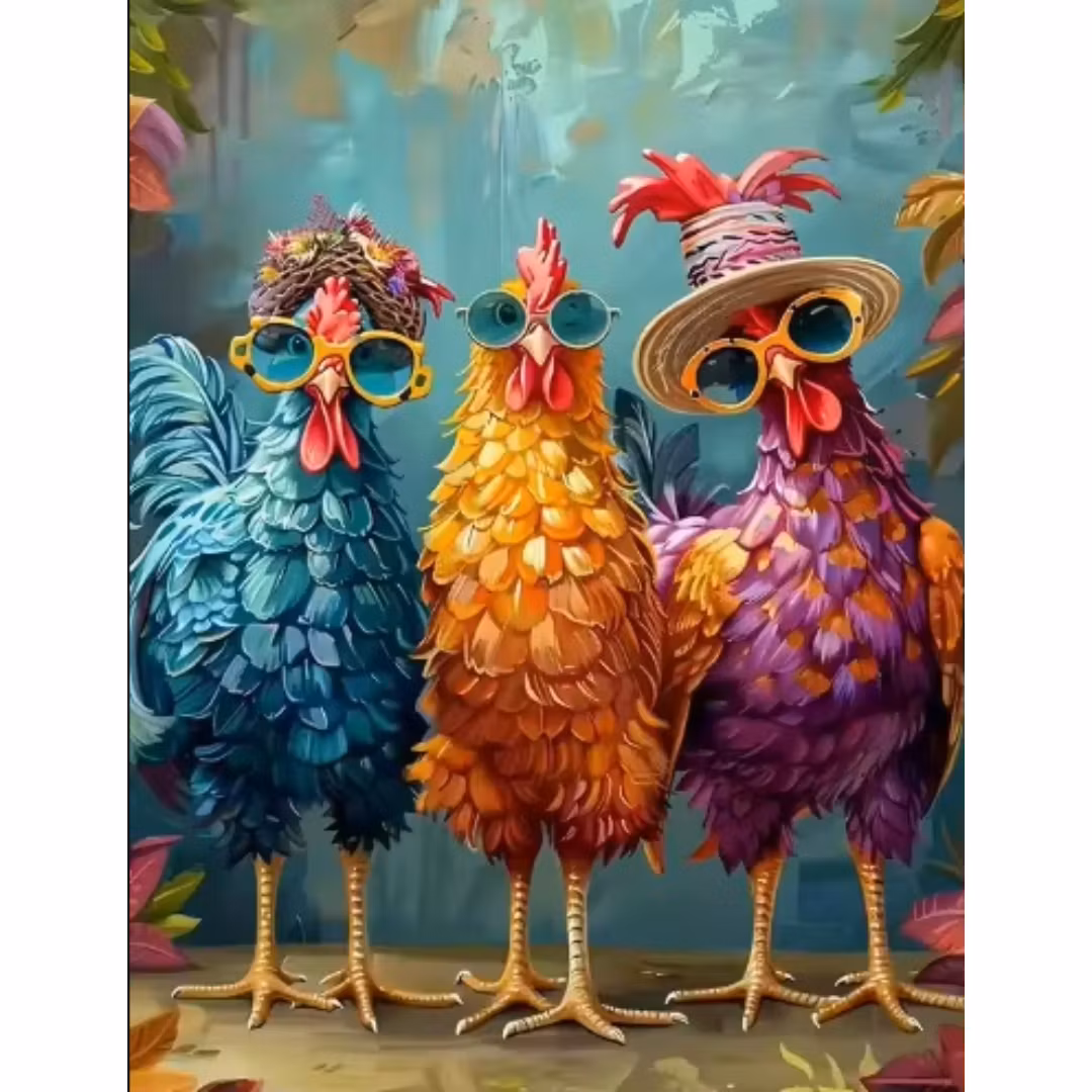 Diamanttavla Chics 40x50