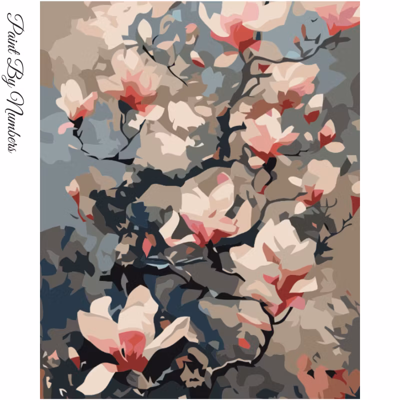 Paint By Numbers Magnolia 40x50