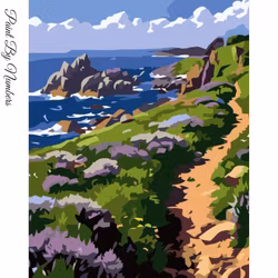 Paint By Numbers Ocean Path 40x50