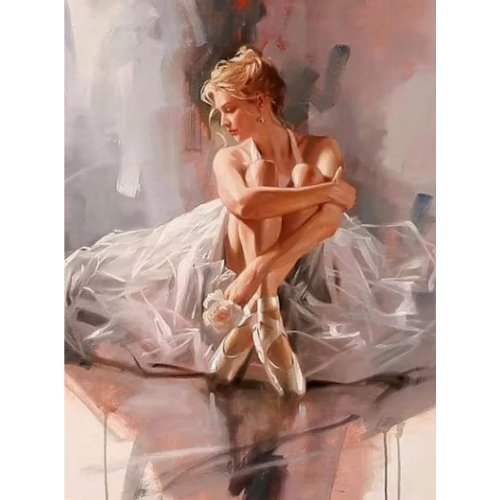 Diamanttavla (R) Ballerina Girl 40x50