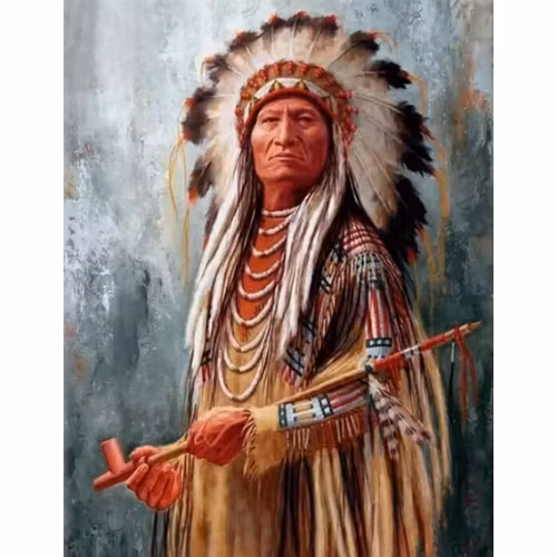 Diamanttavla Fredspipa 40x50