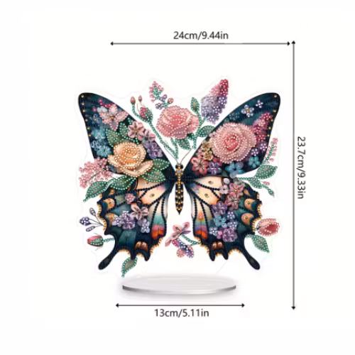 Diamond Painting Bordsdekoration Fjäril