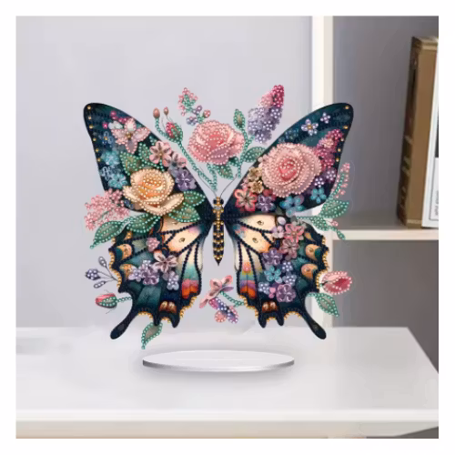 Diamond Painting Bordsdekoration Fjäril