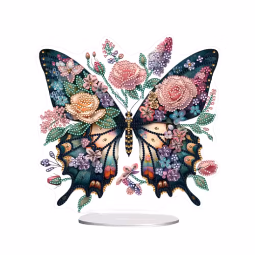 Diamond Painting Bordsdekoration Fjäril