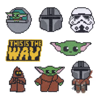 Diamond Painting Stickers Star Wars 8 st