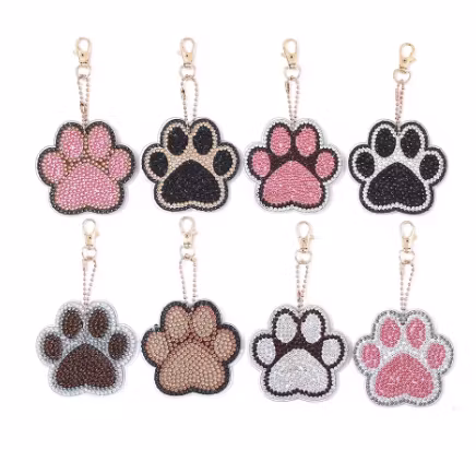 Nyckelringar Tassar 8-Pack