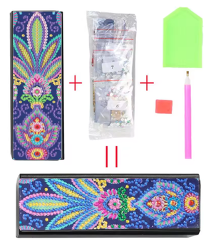 Diamond Painting Glasögonfack Floral - REA