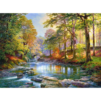 Diamanttavla River 40x50
