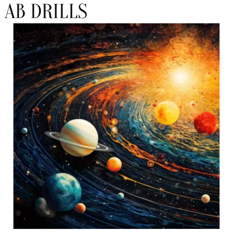 Diamanttavla AB Drills Galaxy 50x50