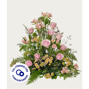 Blomstergåva till våra kära medarbetare Leena Johansson