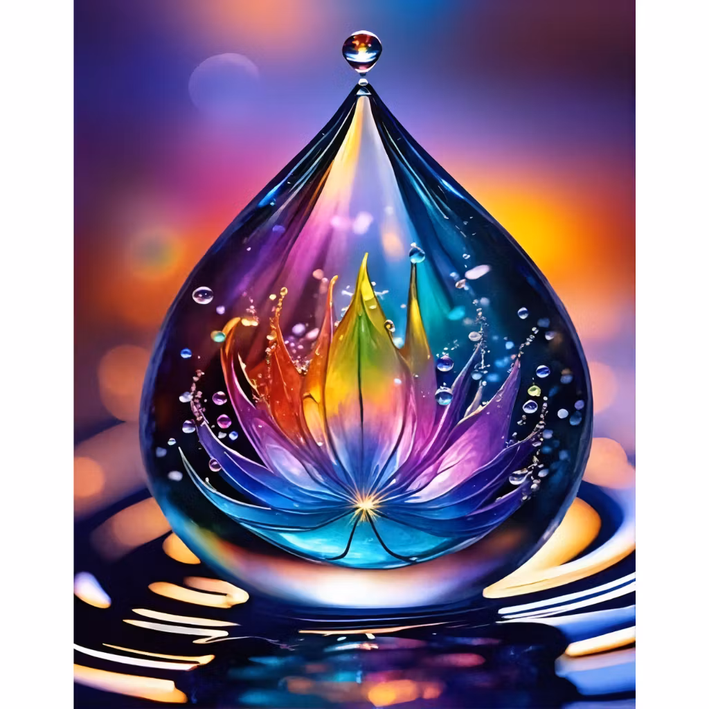 Diamanttavla Drop 40x50