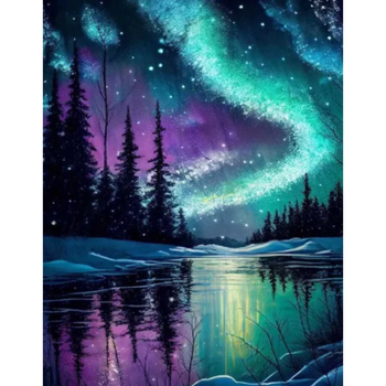 Diamanttavla Norrsken 40x50