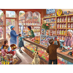 Diamanttavla Candyshop 40x50