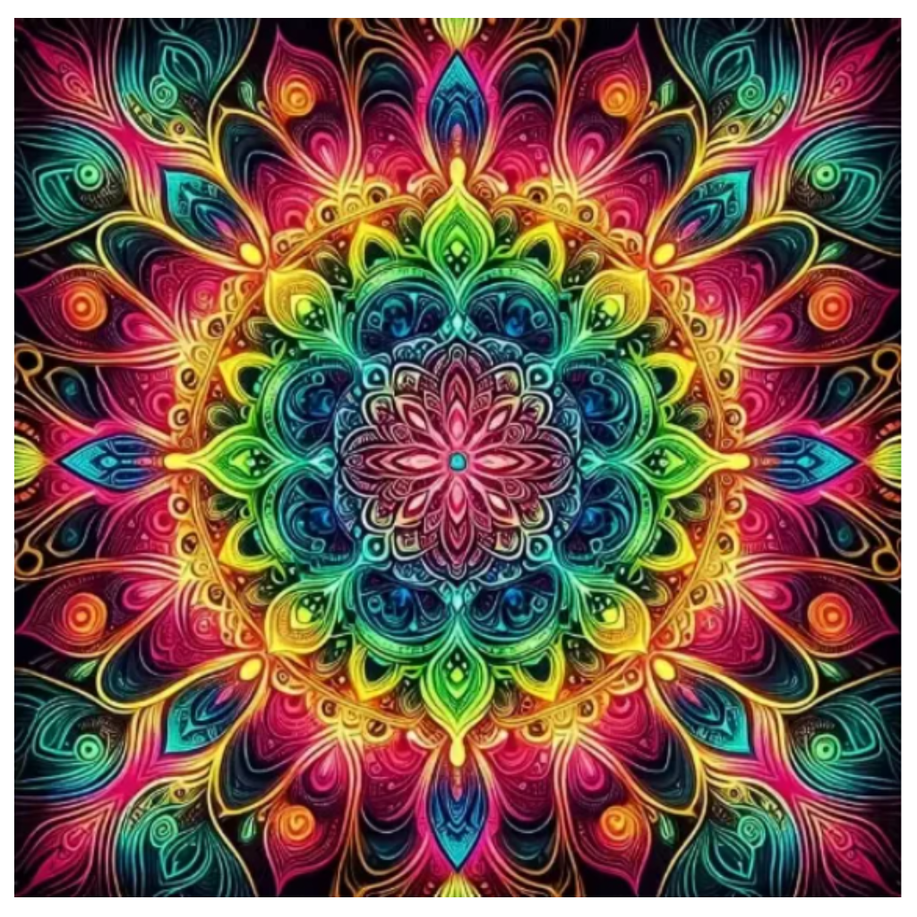 Diamanttavla Mandla 50x50