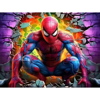 Diamanttavla Spiderman 40x50