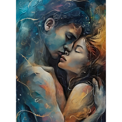 Diamanttavla Lovers 50x70