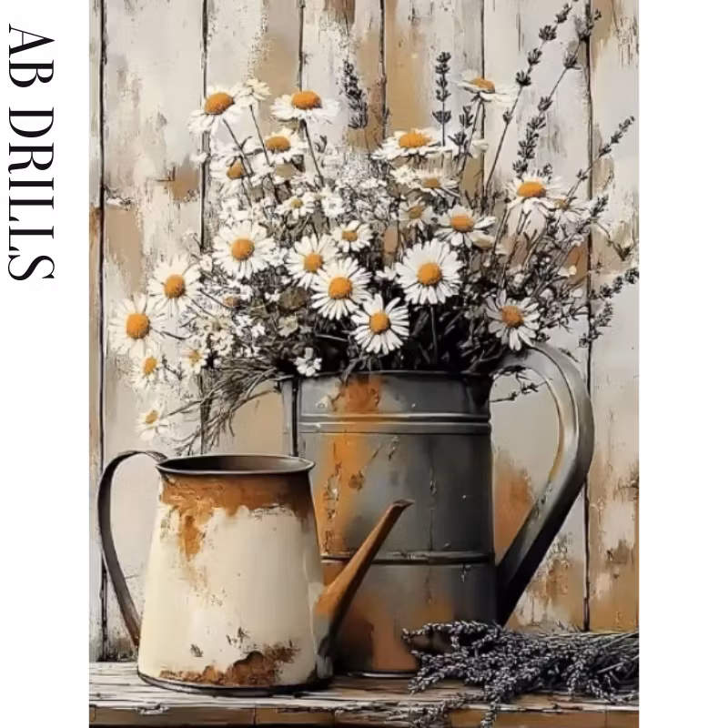 Diamanttavla AB Drills Prästkragar 50x70