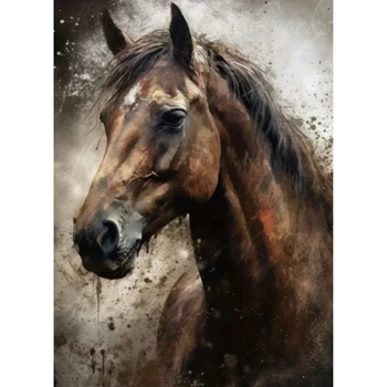 Diamanttavla Vacker Häst 50x70