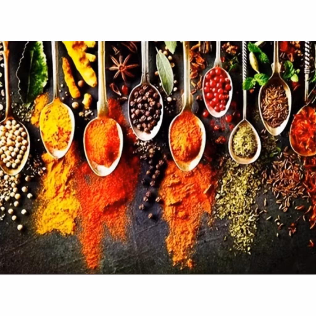 Diamanttavla Spices 40x50