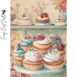 Diamanttavla Fairy Dust Drills Cupcakes Dream 50x70