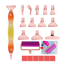Diamond Painting Penna Starry Sky Gul/Orange 20 delar (1 st penna) - Leverans v. 29