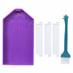 Diamond Painting Tråg Med Avskiljare Lila