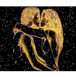Diamanttavla Star Love Couple 40x50