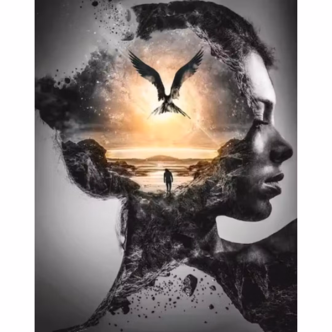 Diamanttavla Thoughts 50x70