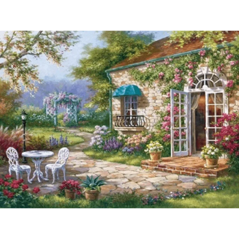 Diamanttavla Sommarhus 40x50