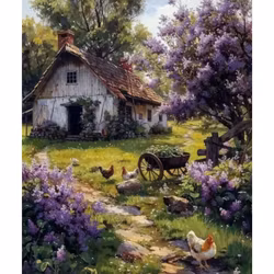 Diamanttavla Farm Garden 40x50