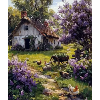 Diamanttavla Farm Garden 40x50