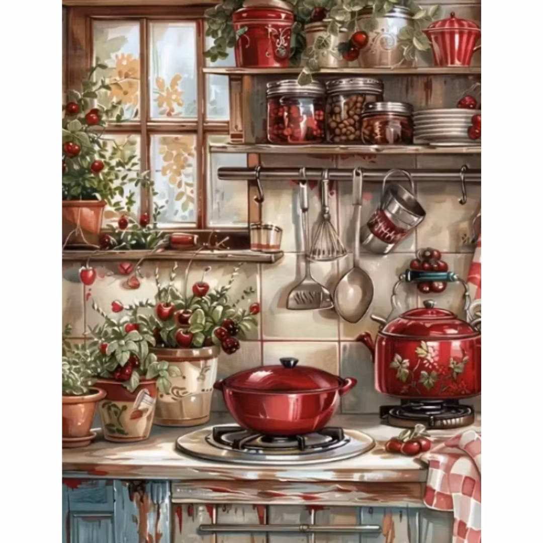 Diamanttavla Kitchen 50x70