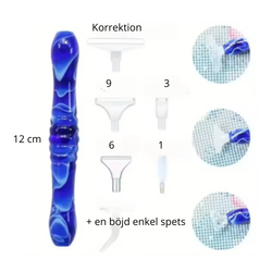 Diamond Painting Penna Resin Med Ändar Blå