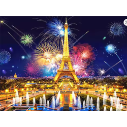 Diamanttavla Paris Celebration 40x50