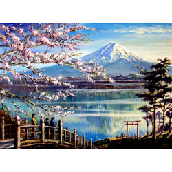 Diamanttavla Mount Fuji 40x50