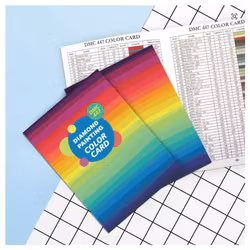 Diamond Painting Färgkarta / Color Cart 447 Färger