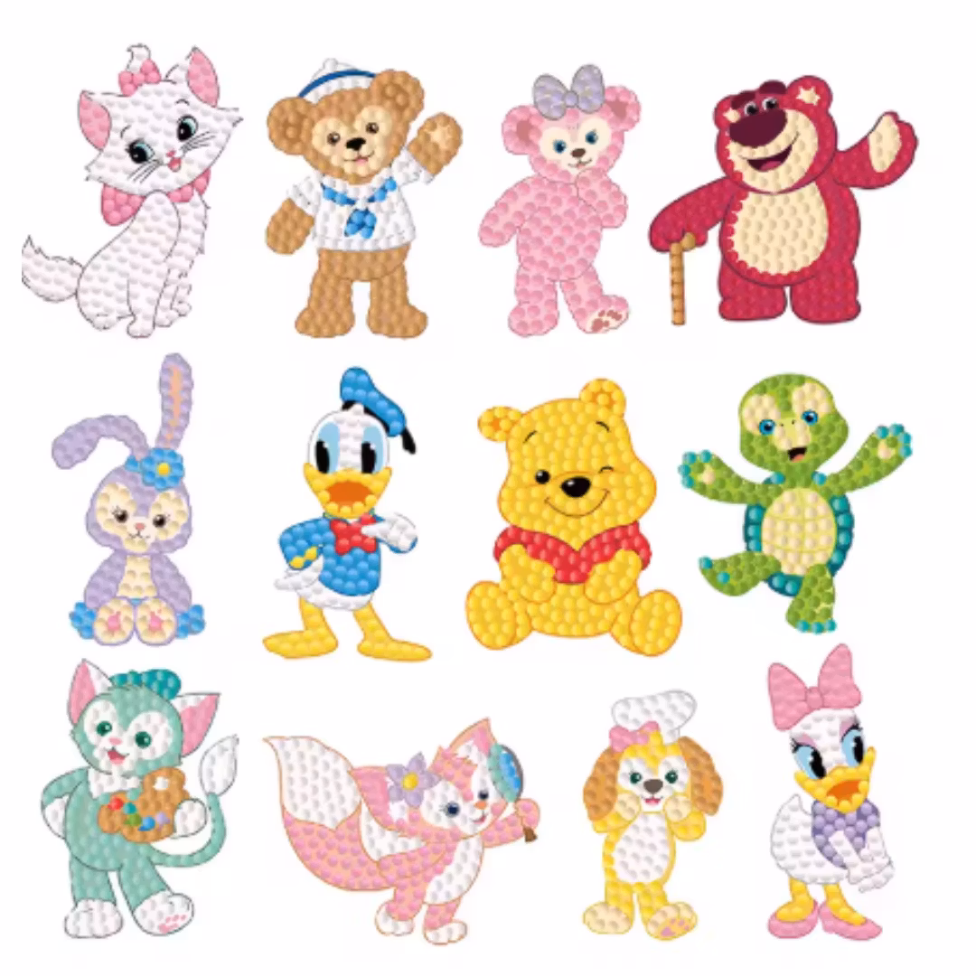 Diamond Painting Cute Cartoons 16-Pack