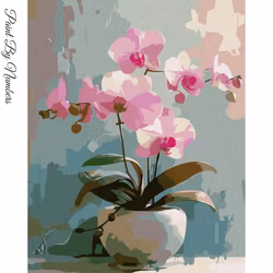Paint By Numbers Orchide´ 40x50