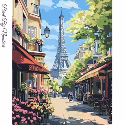 Paint By Numbers Vackra Paris 40x50