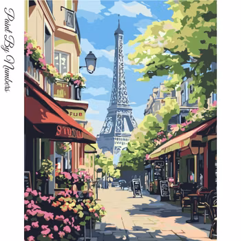 Paint By Numbers Vackra Paris 40x50